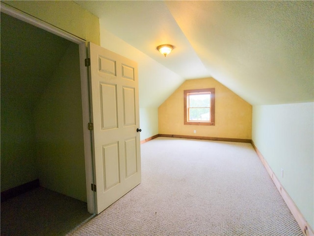 463 County Road 2281, Eureka Springs, AR 72631 - additional living space featuring lofted ceiling, carpet, and baseboards