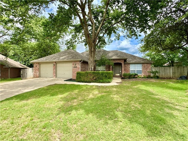 4671 Bailey Cir, Springdale, AR 72762 - single story home featuring brick siding, concrete driveway, and a garage