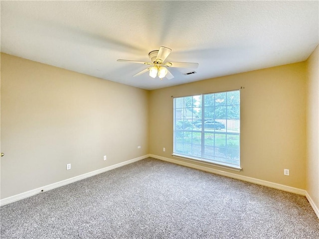 4671 Bailey Cir, Springdale, AR 72762 - carpeted spare room with baseboards and ceiling fan
