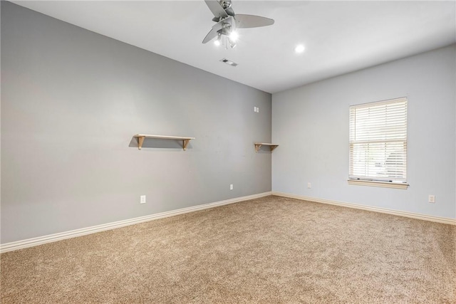 29 Kentallen Ln, Bella Vista, AR 72715 - carpeted empty room featuring a ceiling fan and baseboards