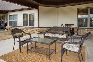 10211 Lydia Ln, Danville, AR 72833 - view of patio featuring an outdoor living space