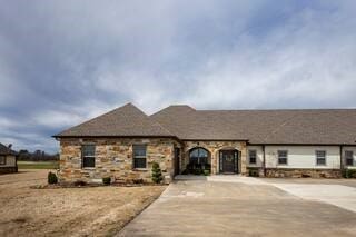 10211 Lydia Ln, Danville, AR 72833 - view of front of house featuring stone siding