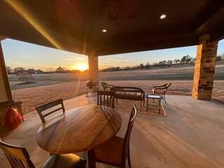 10211 Lydia Ln, Danville, AR 72833 - view of patio featuring outdoor dining area