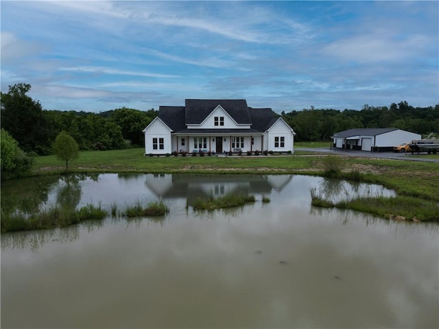 14290 Osage Creek Rd, Springdale, AR 72762 - water view featuring a heavily wooded area