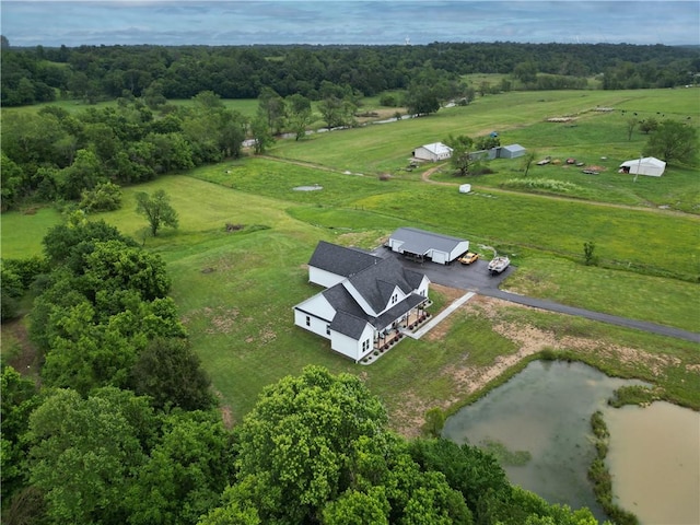 14290 Osage Creek Rd, Springdale, AR 72762 - overview of rural landscape featuring a large body of water
