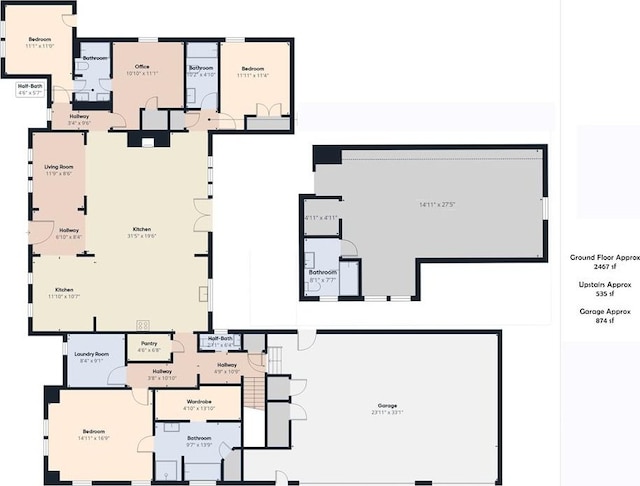 14290 Osage Creek Rd, Springdale, AR 72762 - home floor plan