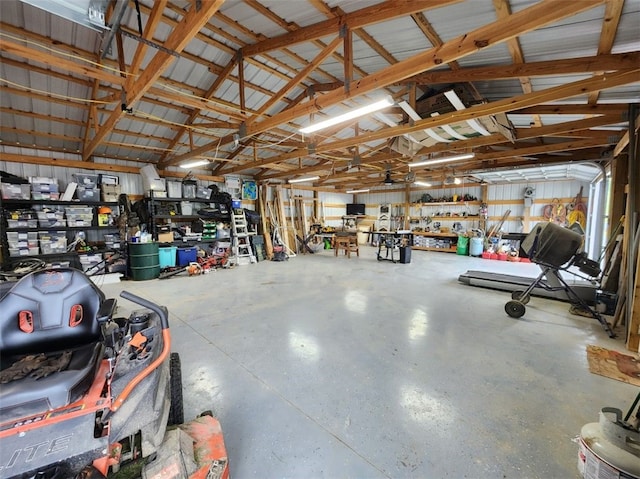 14290 Osage Creek Rd, Springdale, AR 72762 - garage featuring a workshop area