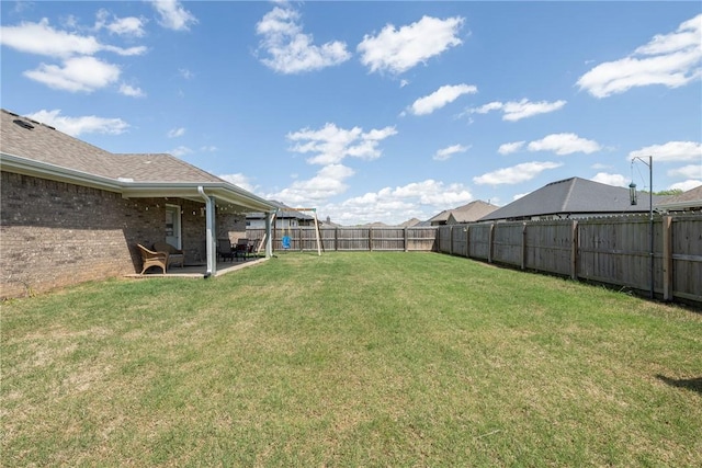 6013 Quinn St, Fayetteville, AR 72704 - view of yard featuring a patio