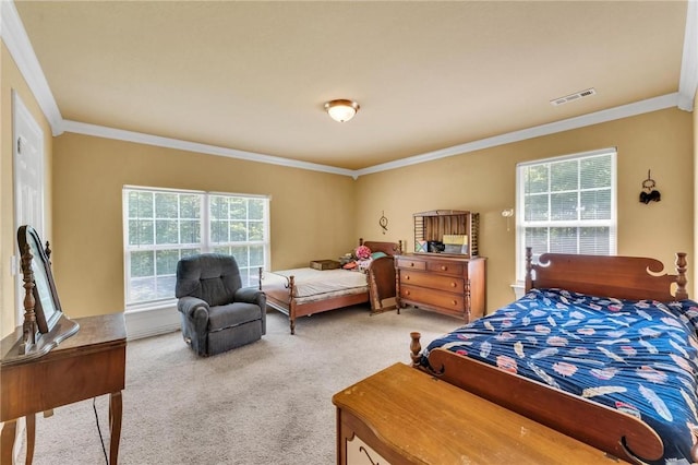 22 Dunstable Dr, Bella Vista, AR 72714 - bedroom featuring ornamental molding and carpet flooring