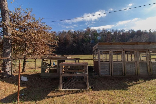817 Madison 8610, Huntsville, AR 72740 - view of yard with exterior structure and an outbuilding