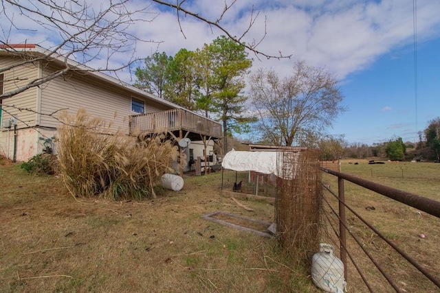 817 Madison 8610, Huntsville, AR 72740 - view of yard with a deck