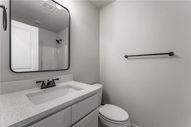 8 Grantham Dr, Bella Vista, AR 72714 - bathroom with vanity, toilet, and a shower