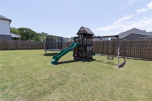 5803 SW Gentle Winds Ave, Bentonville, AR 72713 - view of play area featuring a trampoline