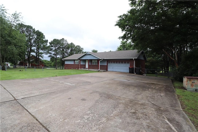3064 Brandy Ln, Springdale, AR 72762 - ranch-style home with driveway, an attached garage, and brick siding