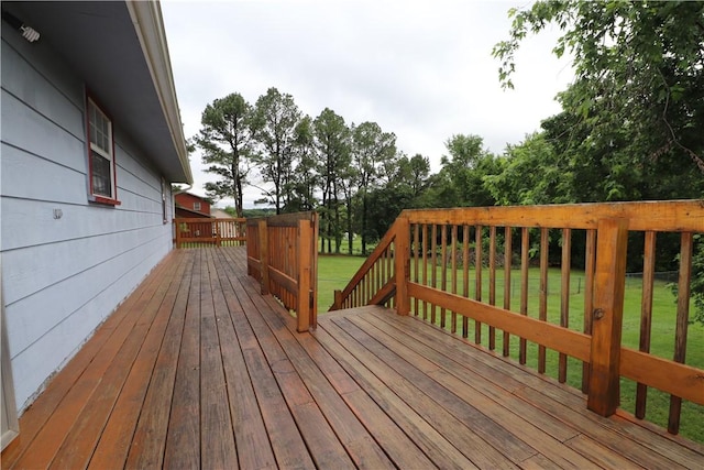 3064 Brandy Ln, Springdale, AR 72762 - deck featuring a yard