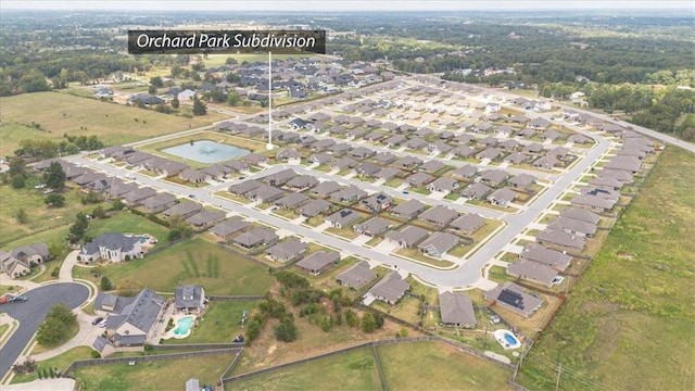 600 Gala Cir, Bentonville, AR 72712 - aerial view of property and surrounding area with nearby suburban area