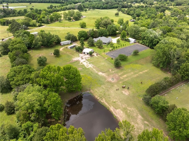 947 Cemetery Rd, Alma, AR 72921 - aerial view of sparsely populated area with a nearby body of water