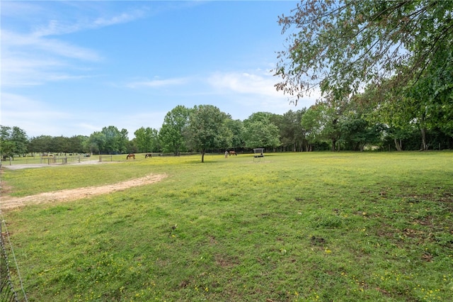 947 Cemetery Rd, Alma, AR 72921 - view of green lawn featuring a rural view