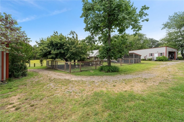 947 Cemetery Rd, Alma, AR 72921 - view of yard featuring a pole building and an outbuilding