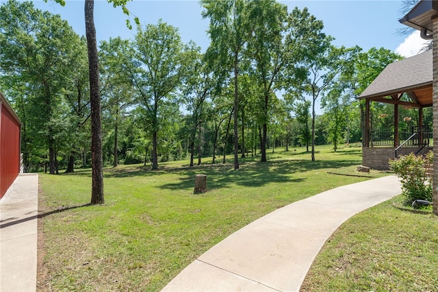 480124 E 1082nd Rd, Muldrow, OK 74948 - view of grassy yard