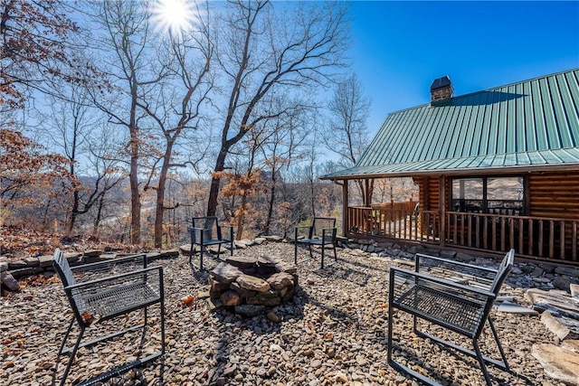 22283 N Log Cabin Dr, Sulphur Springs, AR 72768 - view of yard