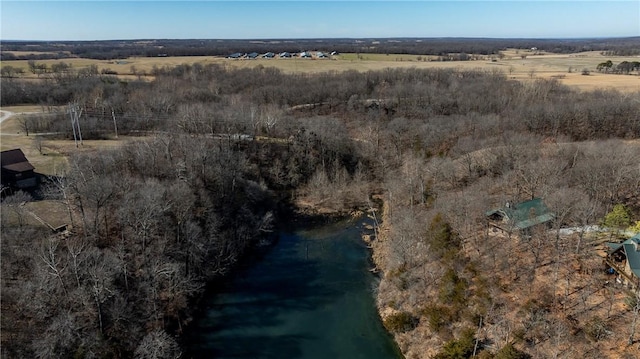 22283 N Log Cabin Dr, Sulphur Springs, AR 72768 - aerial view of property and surrounding area with rural landscape