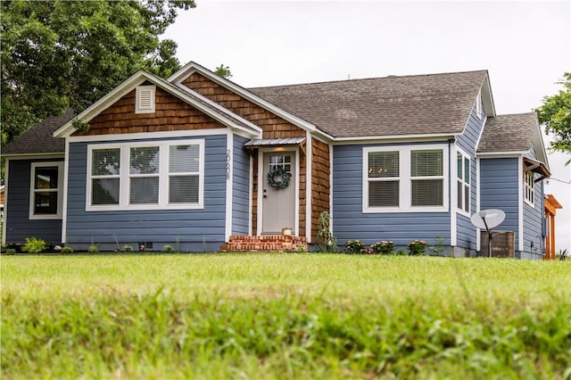 20608 Keck Rd, Siloam Springs, AR 72761 - view of front of home with roof with shingles and a front lawn