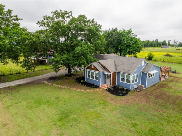 20608 Keck Rd, Siloam Springs, AR 72761 - view of front facade with driveway and central AC