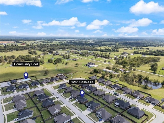 1265 Cassia, Tontitown, AR 72762 - aerial view of property's location with nearby suburban area