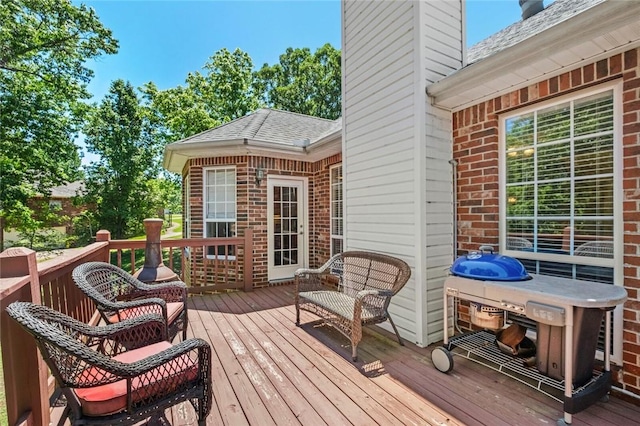 8200 Titleist Cir, Rogers, AR 72756 - view of wooden deck