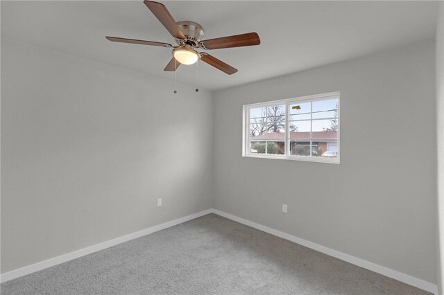 1115 Eicher Ave, Springdale, AR 72764 - unfurnished room with carpet, baseboards, and ceiling fan