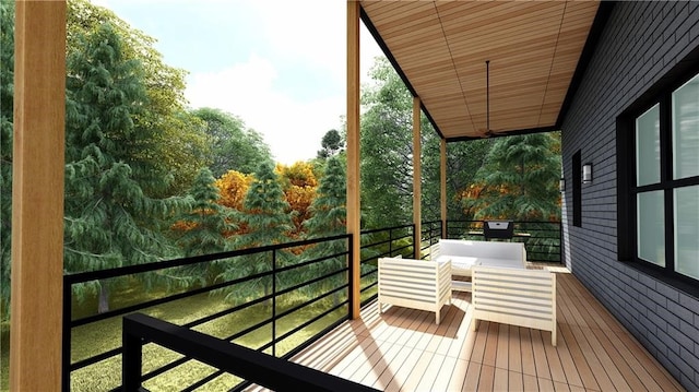 13 Abbotsley Ln, Bella Vista, AR 72714 - view of wooden terrace