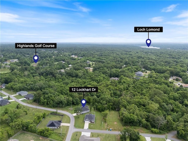 12 Lockhart Dr, Bella Vista, AR 72715 - bird's eye view of a forest