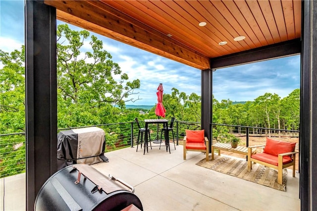 675 N Cliffside Dr, Fayetteville, AR 72701 - patio / terrace featuring grilling area