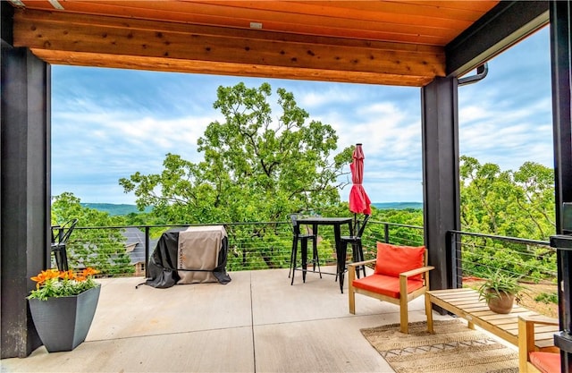 675 N Cliffside Dr, Fayetteville, AR 72701 - patio / terrace with grilling area
