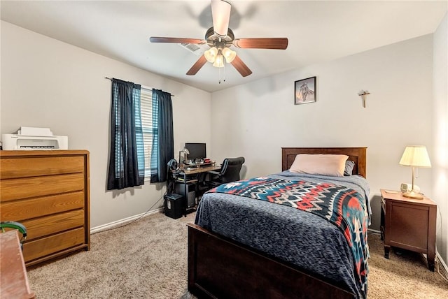 811 SW Pure Globe St, Bentonville, AR 72712 - carpeted bedroom featuring baseboards and ceiling fan