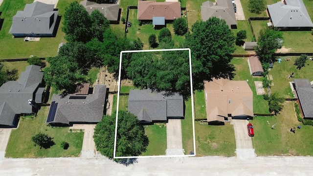 1110 Meadowlark Ln, Siloam Springs, AR 72761 - aerial view of residential area featuring property boundaries highlighted