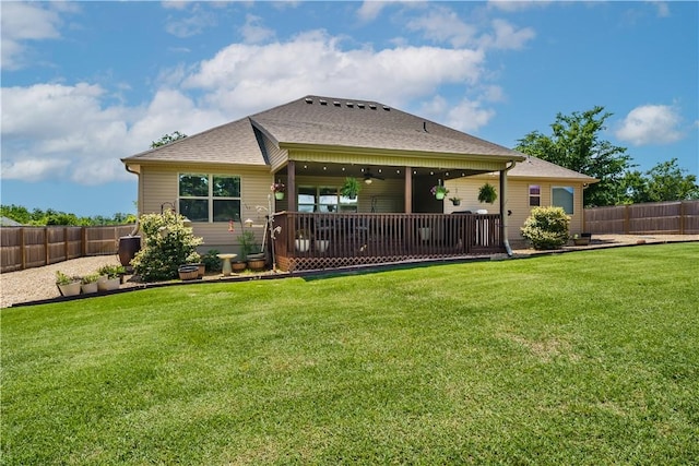 6 Briscoe Ln, Bella Vista, AR 72715 - back of house featuring a shingled roof