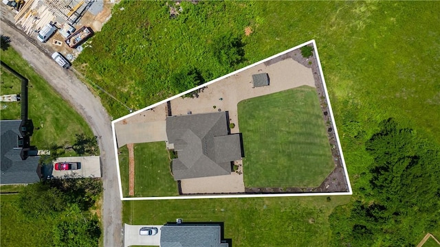 6 Briscoe Ln, Bella Vista, AR 72715 - aerial view of property's location with property parcel outlined