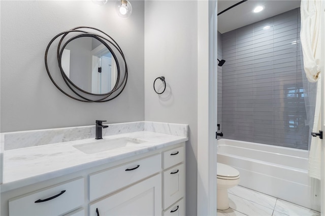 1408 SW Breeze Ct, Bentonville, AR 72713 - bathroom with vanity, shower / tub combo with curtain, and toilet