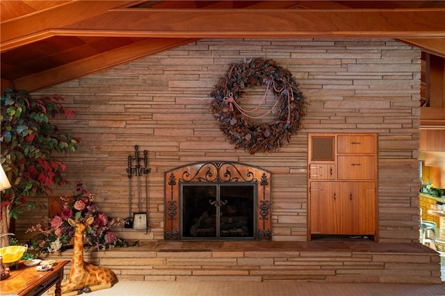 1617 Ranch Dr, Springdale, AR 72762 - detailed view of a stone fireplace