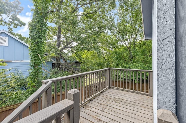 1137 E Township St, Fayetteville, AR 72703 - view of wooden terrace