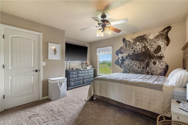 14453 Merritt Dr, Pea Ridge, AR 72751 - carpeted bedroom featuring ceiling fan
