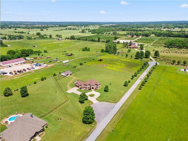 14453 Merritt Dr, Pea Ridge, AR 72751 - overview of rural landscape with large plots for crops