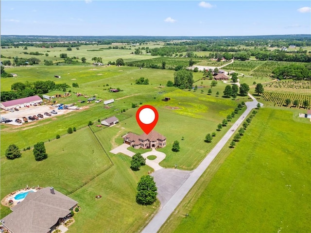 14453 Merritt Dr, Pea Ridge, AR 72751 - overview of rural landscape featuring extensive farmland