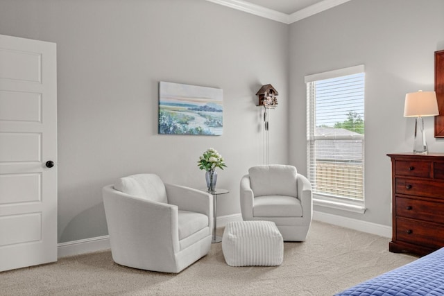 1431 Ari Ave, Centerton, AR 72719 - bedroom with carpet, baseboards, crown molding, and multiple windows