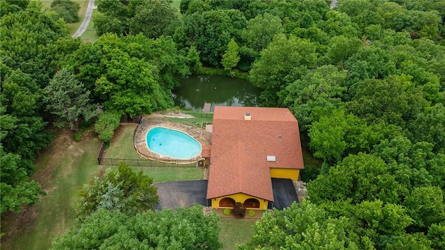 363 E Ralston St, Farmington, AR 72730 - aerial view of property and surrounding area with a pool area