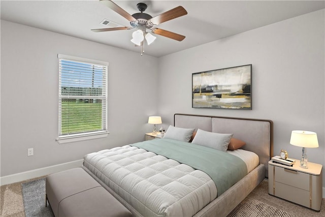 1440 Amber Way, Centerton, AR 72719 - bedroom featuring carpet flooring, baseboards, and ceiling fan