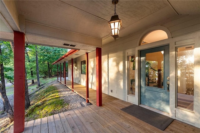 9151 Bay Ridge Ln, Garfield, AR 72732 - view of wooden terrace