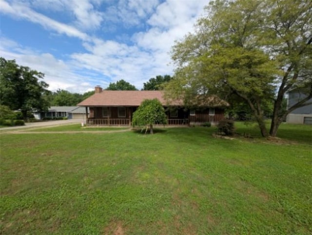 208 Mc 6087, Yellville, AR 72687 - view of front of property with a front lawn and driveway
